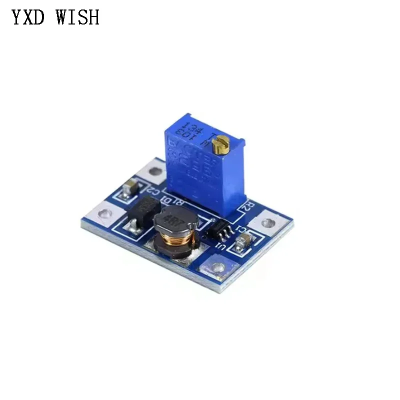 100pcs 2A DC-DC SX1308 Step-UP Converter Adjustable Power Module 2-24V to 2-28V DC DC Step Up Boost Converter For DIY Kit