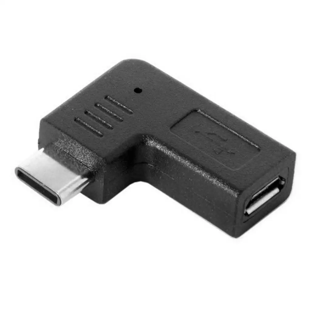 Usb Adapter Micro USB to Type C Cable High Quality 90 Degree Connector for Android Charging Needs