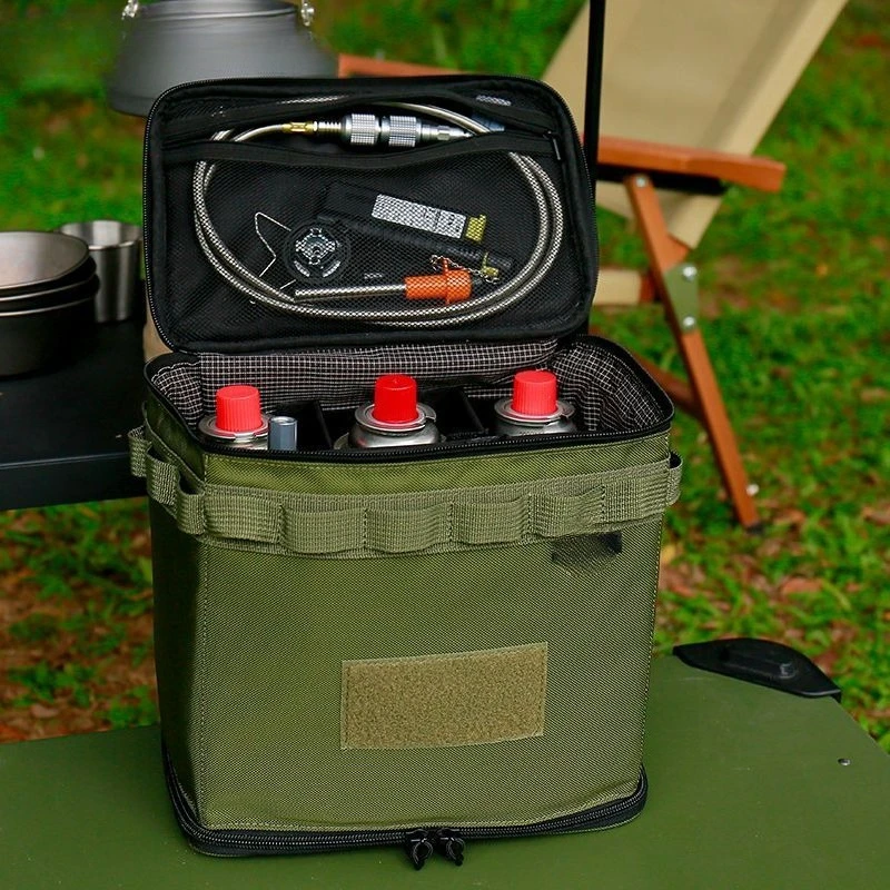 Cassette furnace storage bag outdoor camping gas tank portable bag large capacity sundries bag
