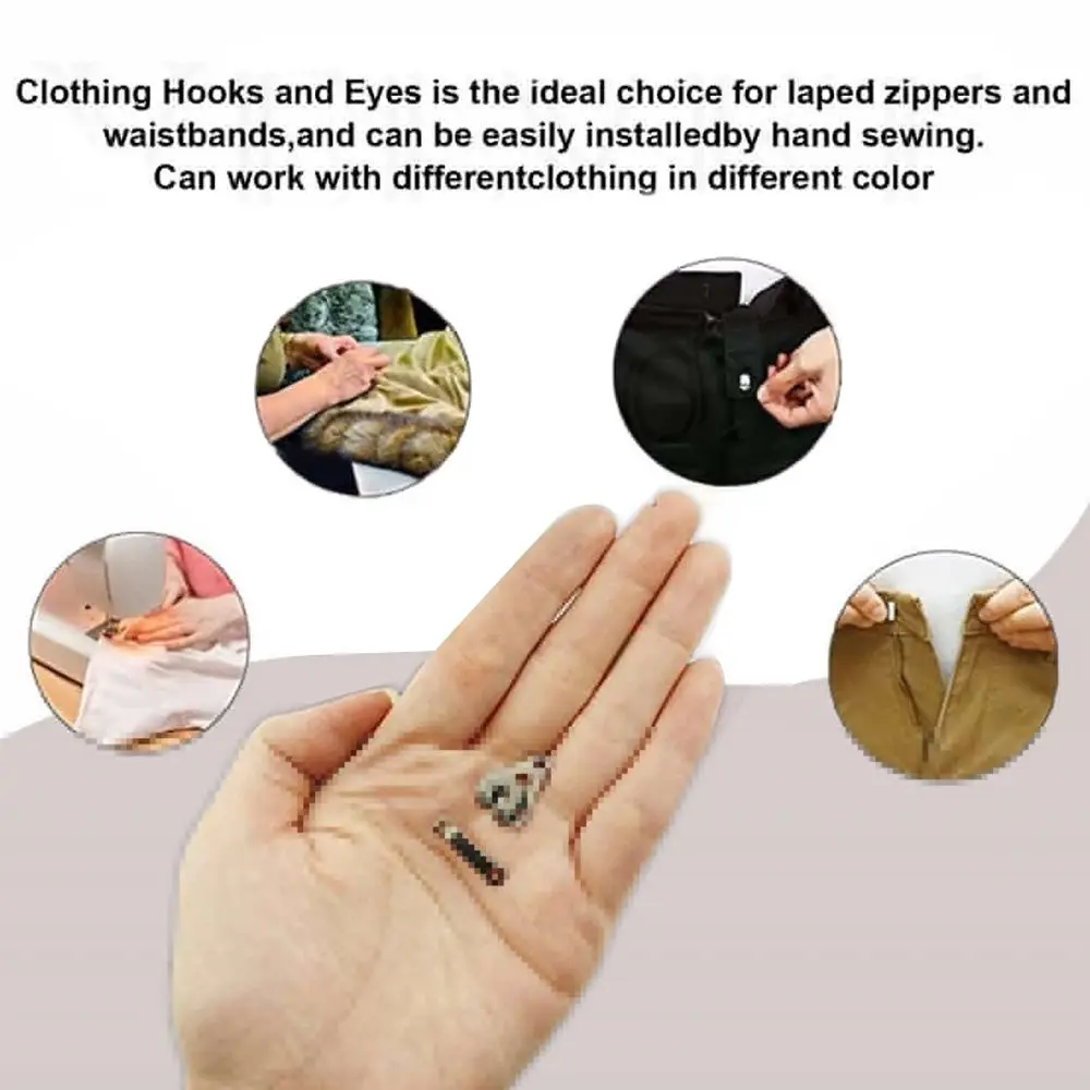 مشابك معدنية للخطاف والبار للملابس ، صياغة ذاتية الصنع ، إكسسوارات خياطة ، مشبك ملابس ، إصلاح ، خطافات بانت ، سراويل #4