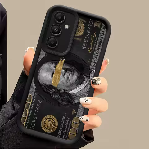 Funny Money Banknotes Phone Case for Samsung Galaxy A54 A24 A53 A16 A52s A22 A52 A73 A51 A13 A35 A34 A55 ShockProof Cover