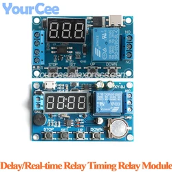 XY-BJ Real Time Timing Delay Timer Relay Module DC5-60V Switch Control Board Module Clock Synchronization Multiple Mode Control