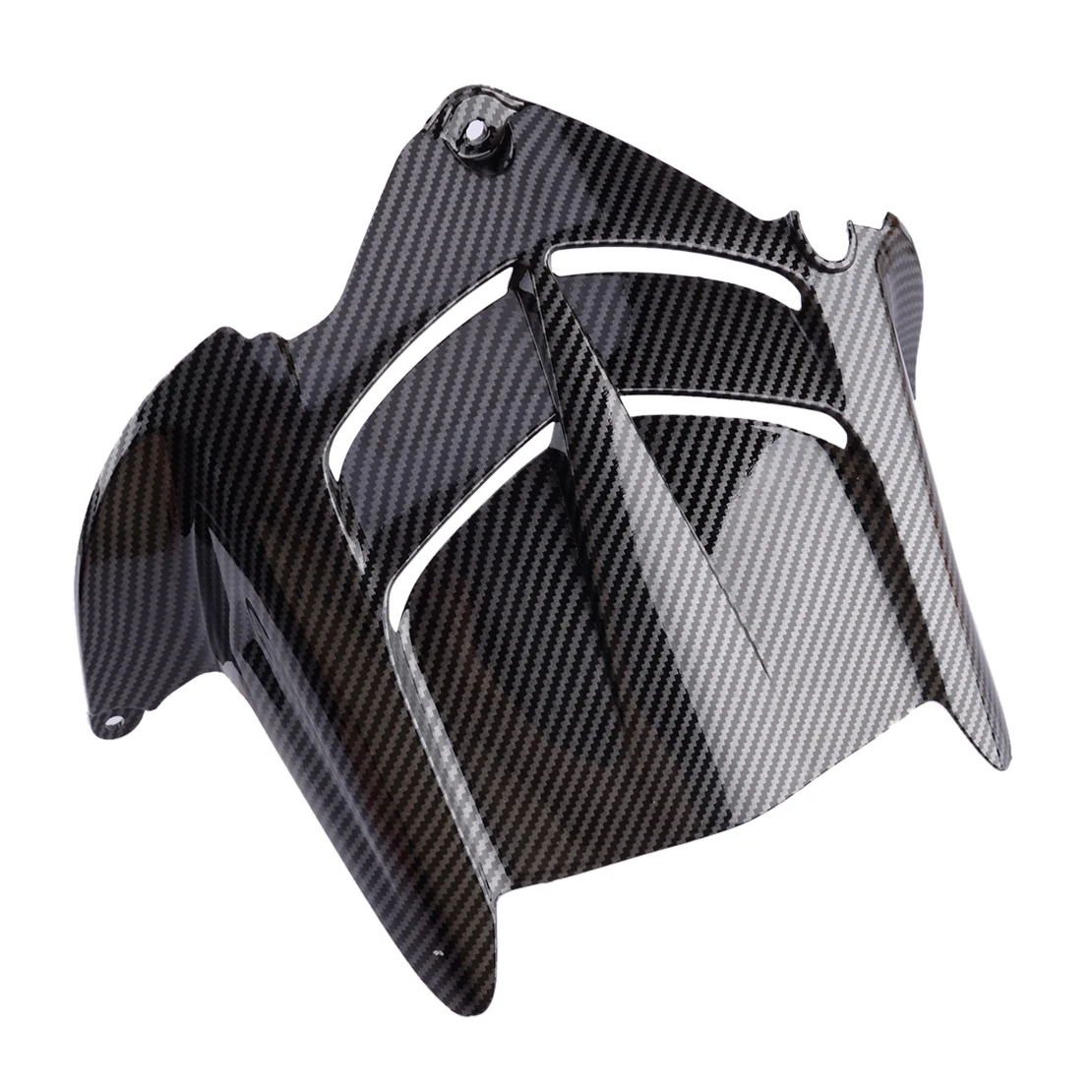 Black Carbon Fiber Texture ABS Motorcycle Rear Hugger Fender Mudguard Fairing Fit for Kawasaki Ninja ZX-6R 2009 2010 2011-2019