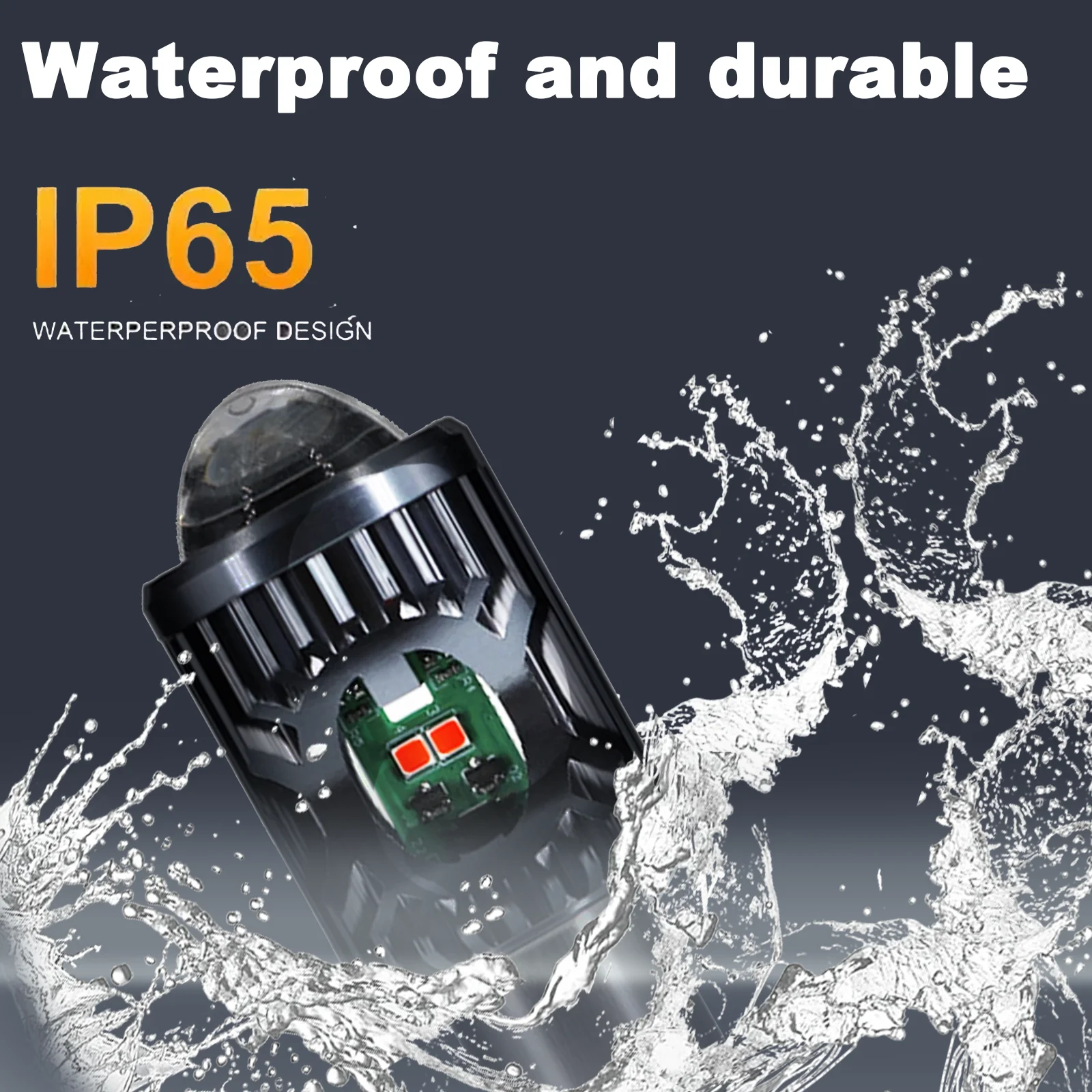 4 ألوان H4 LED موتو H6 BA20D P15D LED موتو دراجة نارية المصابيح الأمامية عدسة أصفر أزرق أحمر مرحبا لو مصباح دراجة نارية المصباح مصباح