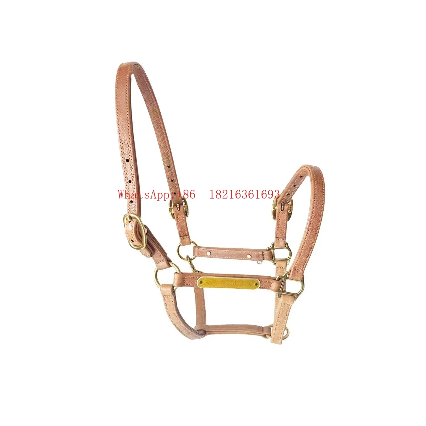 Limited Offer Equestrian Leather Bridle, Horse-leading Equipment, Leather Buckle Adjustment, Durable Bridle