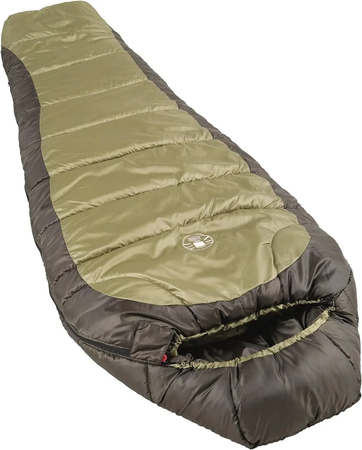 

North Rim Cold-Weather Mummy Sleeping Bag，No-Snag Zipper with Adjustable Hood for Warmth and Ventilation