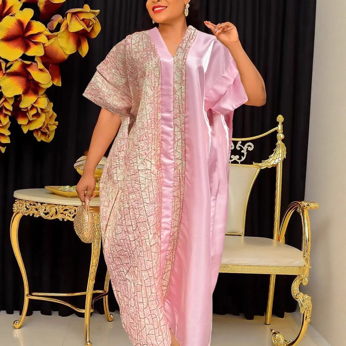 

African Dresses for Women Traditional Africa Clothing Dashiki Ankara Outfits Gown Abayas Muslim Kaftan Maxi Long Dress 2026