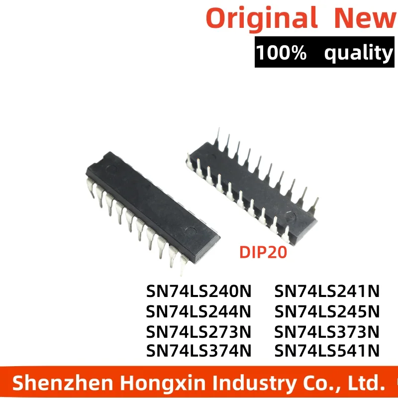 10PCS SN74LS245N 374/244/573/541/240/241/273/373N HD74LS373P DIP20 Bus transceiver with tri state output