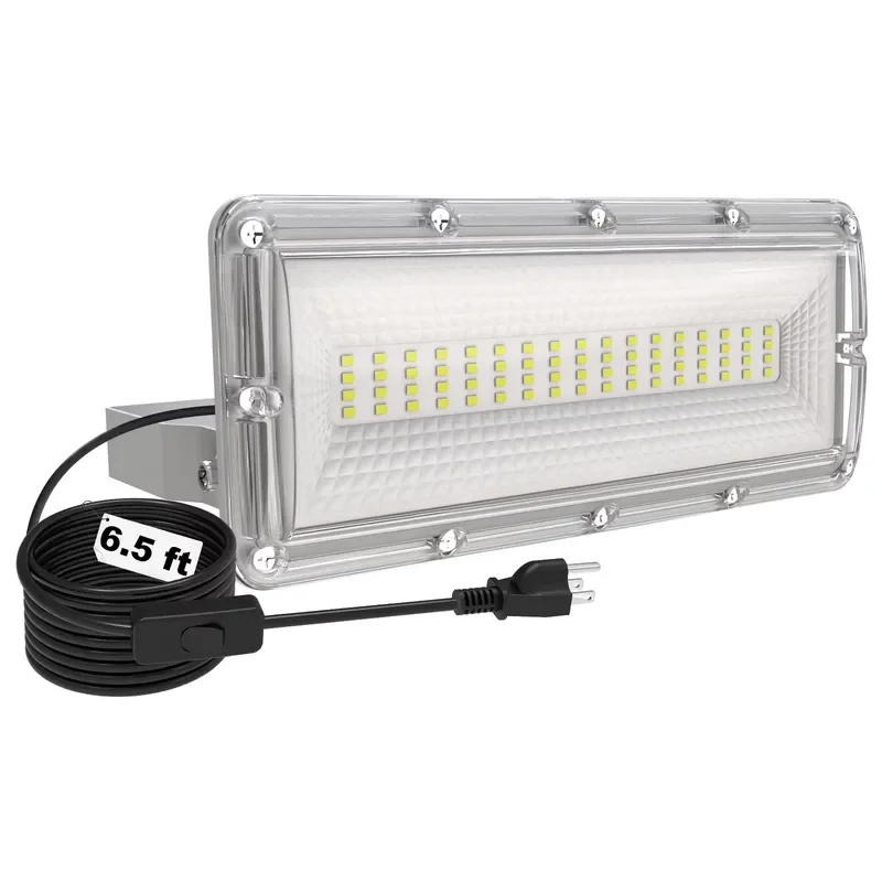 50W LED Flood Light IP67 Waterproof Outdoor Lighting for Garden Courtyard Terrace Warehouse Industrial Use