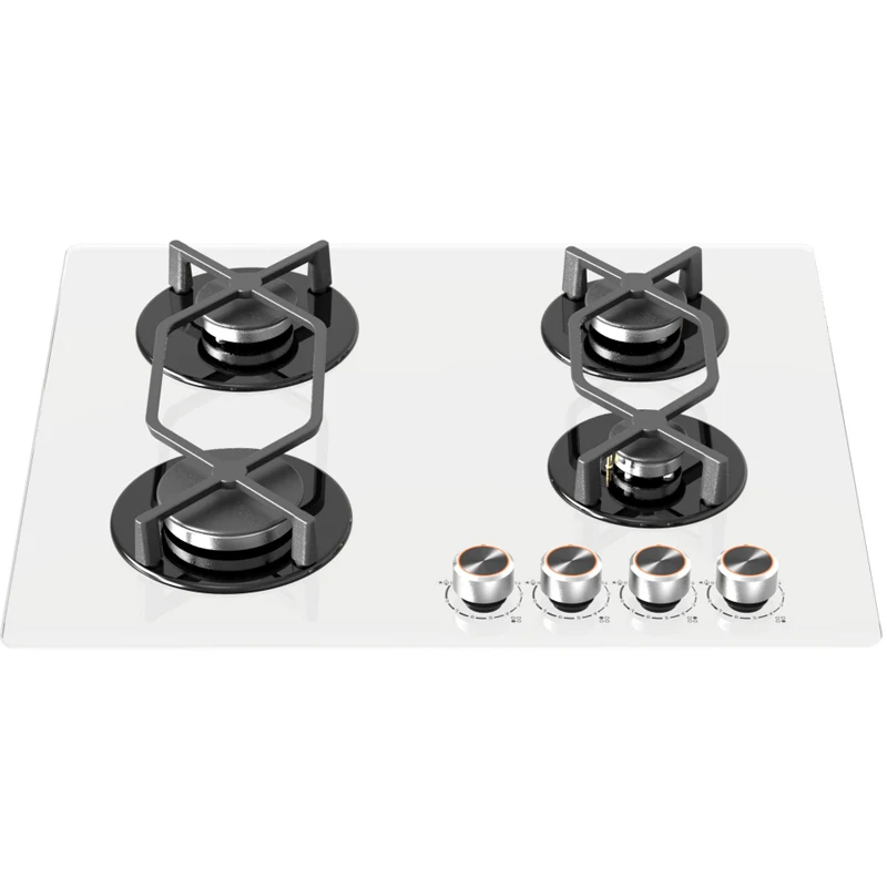 60cm Built-in Commercial Gas Hob Induction Cooktop for Household LP Gas (LPG) Protection Hood
