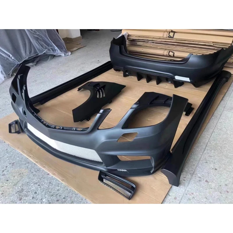 

Car Front Rear Bumper Assembly for Mercedes Benz E-Class W212 2010-2013 Modified Resin Fender Side skirt WALD Body kit