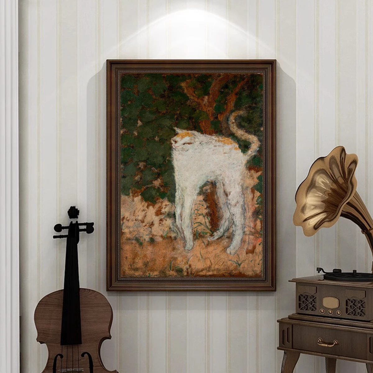 Canvas Print Painting Poster European Retro Style Cat Living Room Bedroom Porch Wall Picture Art Home Decor No Frame