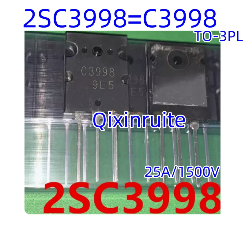 

Qixinruite Brand new original 2SC3998=C3998 ultrasonic mask machine high power triode TO-3PL 25A/1500V