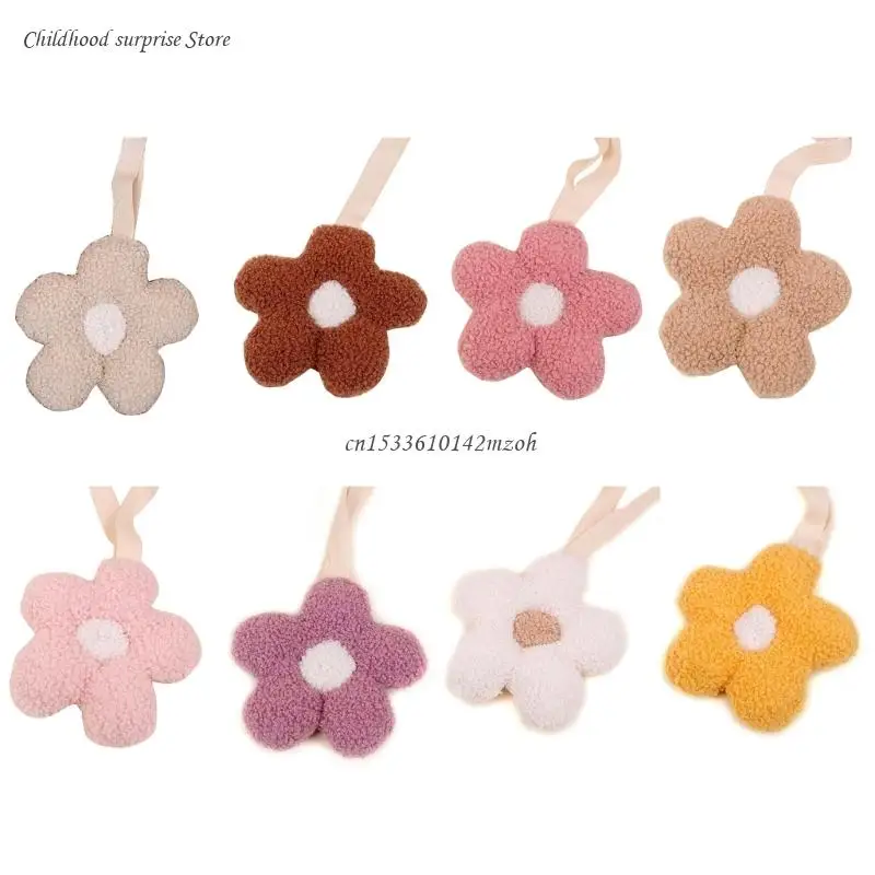 Sucette Portable détachable, pendentif en forme fleur, jouet confortable pour nouveau-né, nettoyage facile pour