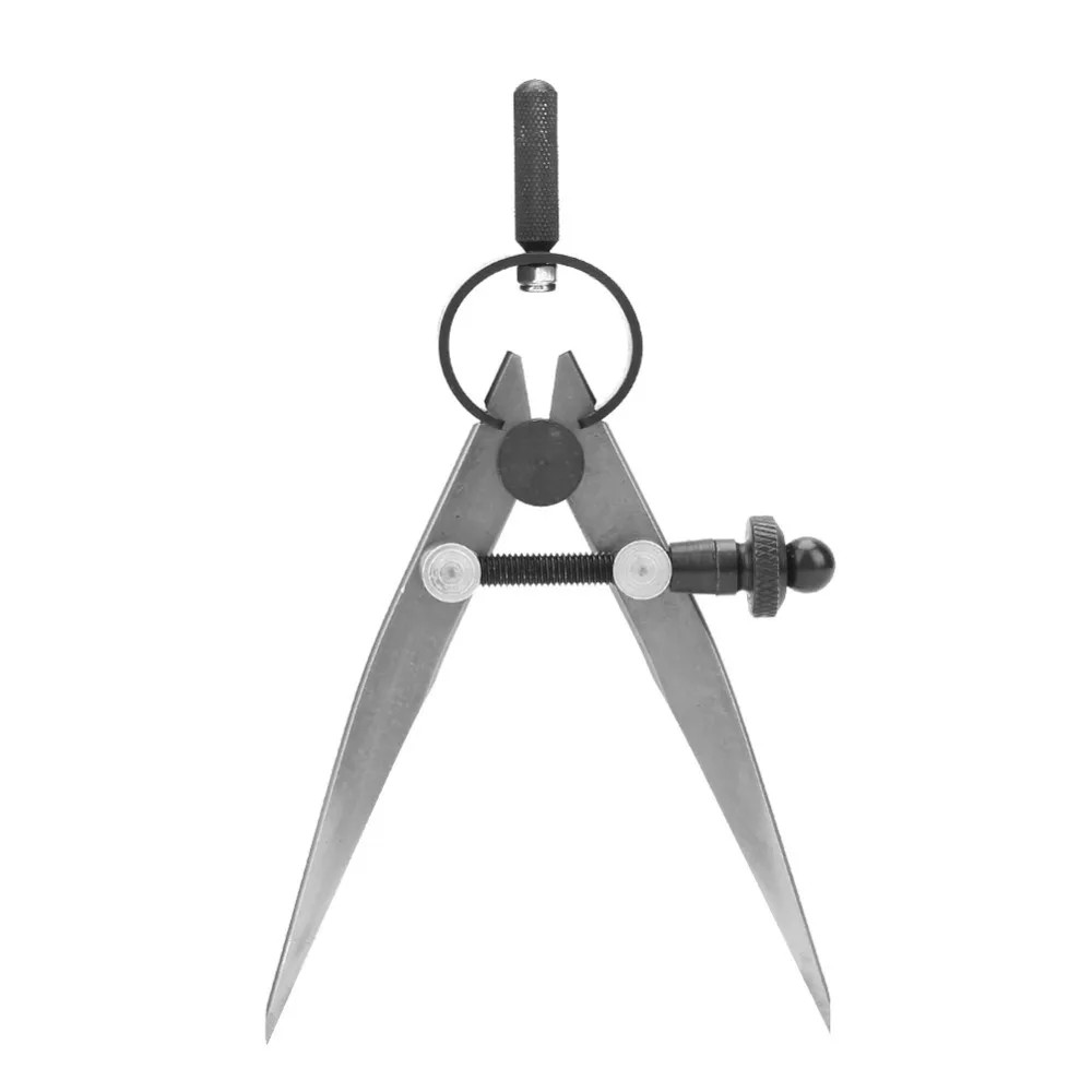 Quenched Leg Wing Divider Caliper Pencil Holder Included Carbon steel Spring Divider Compass Precision Spring Mechanism