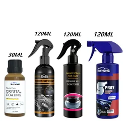 30ML/120ML Car Glass Spray Anti Rain Coating Ceramic Coating Nano Spray Hydrophobic Car Scratch Repair Brightener Auto Nano Pain