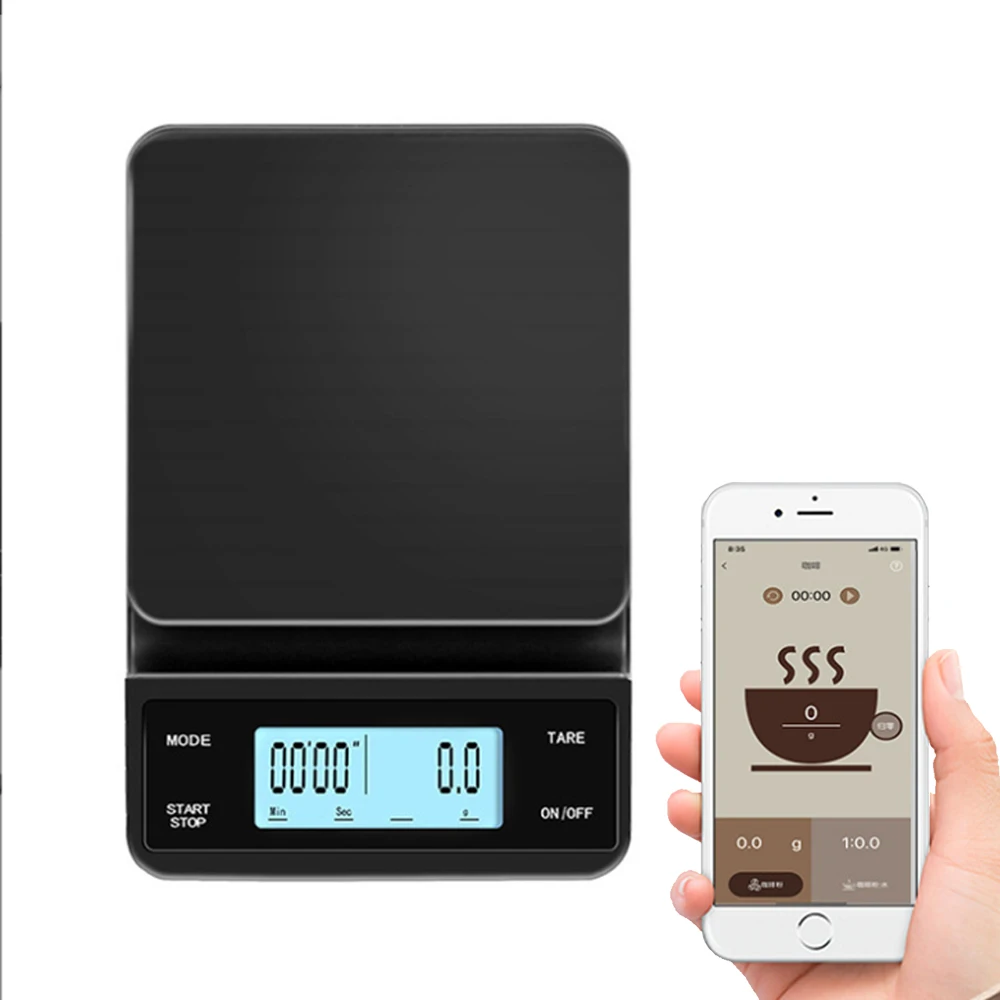 

The Manufacturer Wholesales the Intelligent Kitchen Scale with Connected Program and the Digital Coffee Scale with Timer