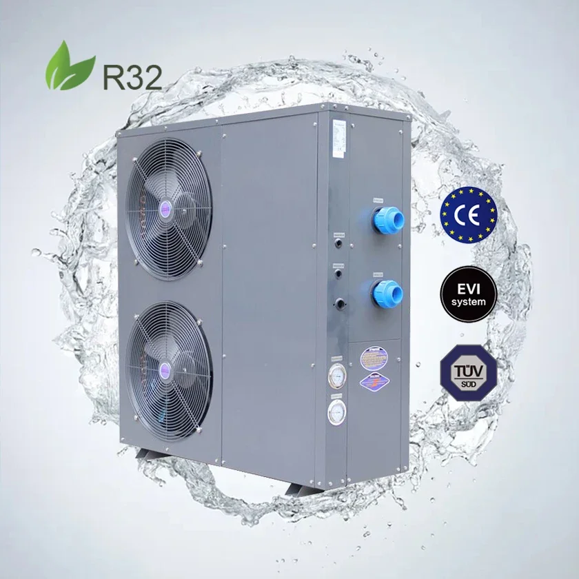 

Hot selling swimming pool heat pump 20kw-28kw for heating hot water or cooling