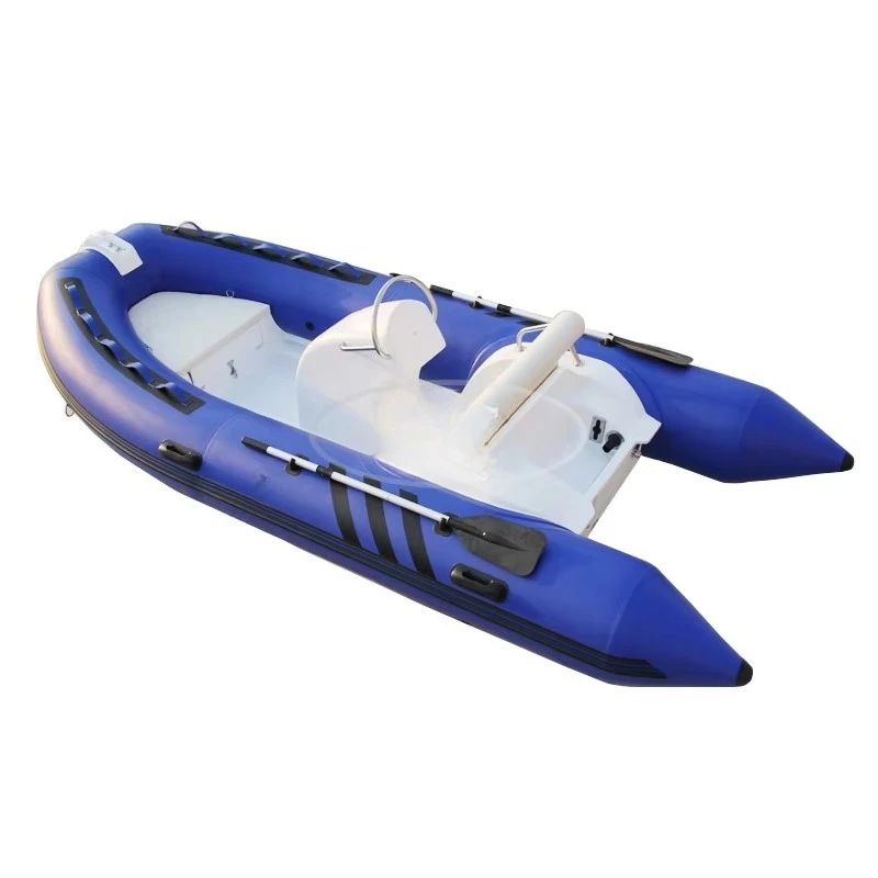 CE 12.8ft Rib390 6 Person Inflatable Boat Jet with Battery European Inflatable Boat Warehouse