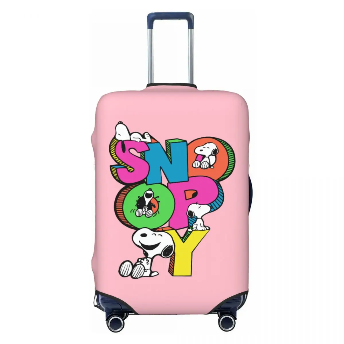 

Защитный чехол для чемодана с мультяшным персонажем Снупи, забавный чехол для путешествий, для чемоданов 18-32 дюймов