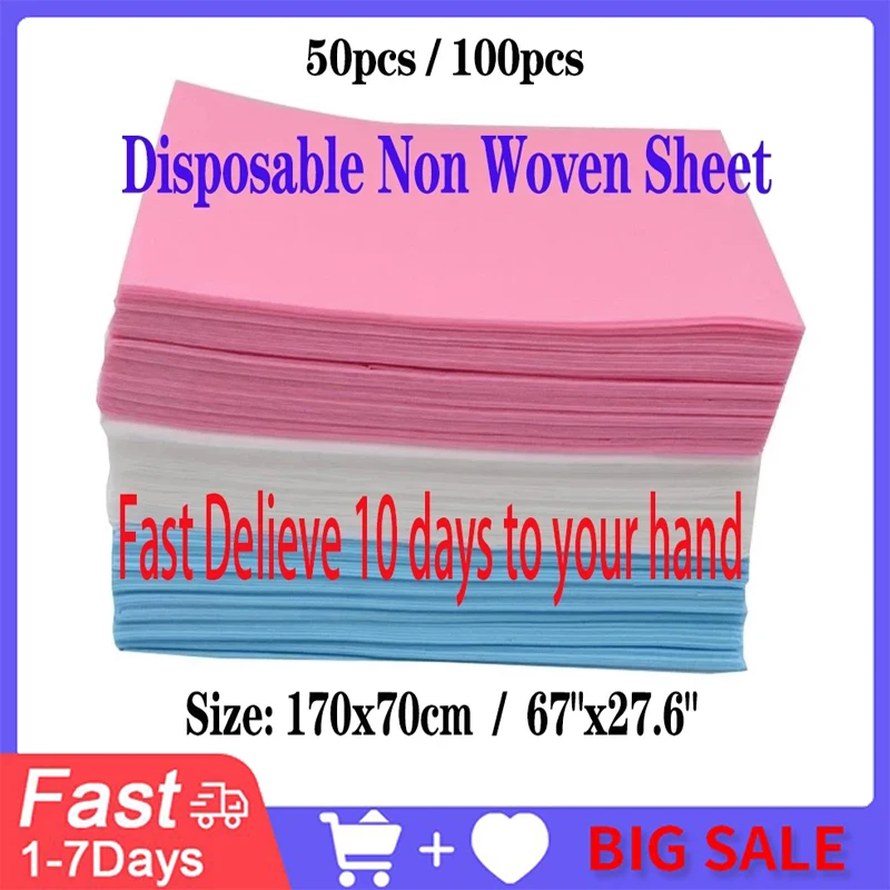 

50/100pcs Disposable Tattoo Clean Pad Waterproof Medical Paper Dental Hygiene Bib Neckerchief Wood Pulp Paper Dental Sheet