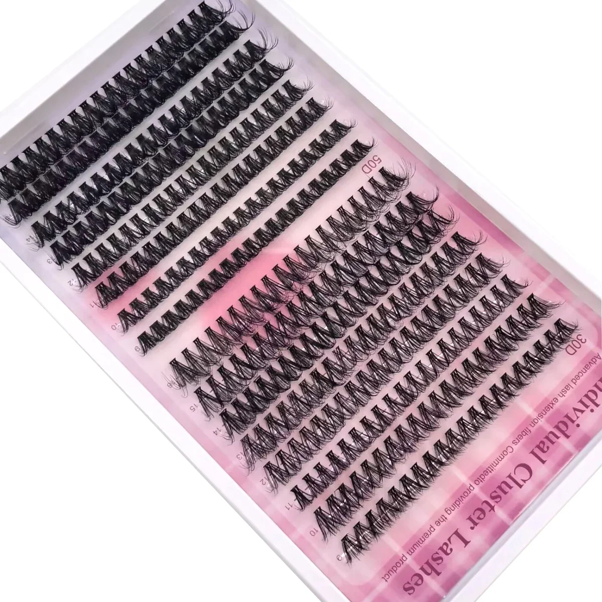 HBZGTLAD 30D-50D 3D Mink Eyelashes Eyelash Extension Natural Individual False Lashes Russian Volume Lash Makeup Cilia Cili