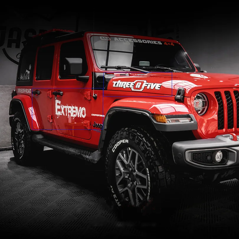 

Extremo 4X4 Drive Off Road автомобильные наклейки с надписью Threeofive наклейка виниловая графика для Jeep Wrangler Rubicon Unlimited JK CJ TJ JL