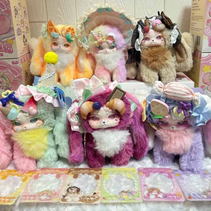 

Аутентичные кролики-драконы в стиле фэнтези V4, серия «Медовые сладкие звездные хроники», слепая коробка из ПВХ для девочек, Рождественский загадочный подарок