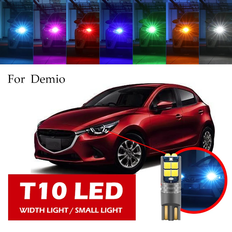 1ps T10 LED W5W For Mazda Demio Side Door Light, Small Headlight, Car Boot, License Plate Light