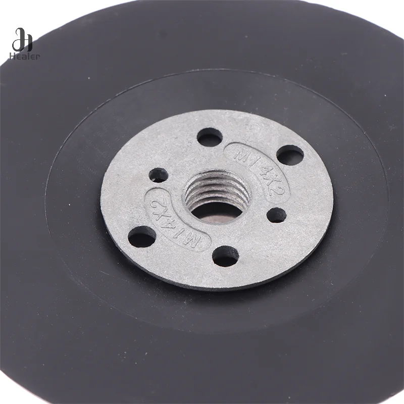4-7'' Resin Fiber Backing Pad Disc Backing Pad Tool 12200 RPM Steel Paper Tray For Angle Grinder Replacement