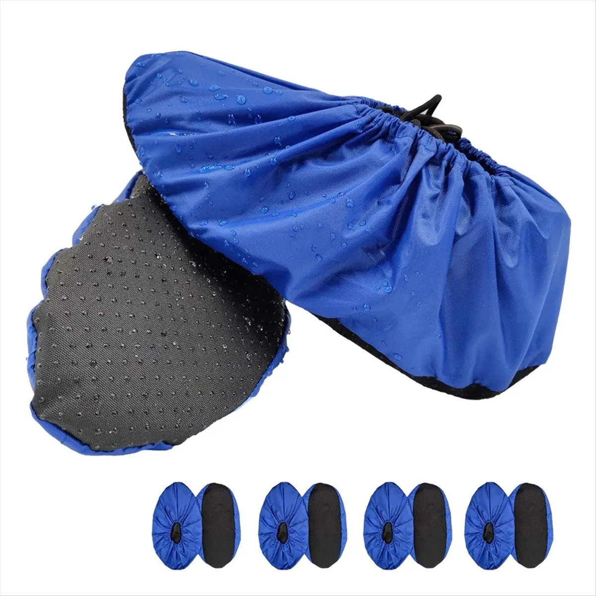 BHBL Anti-Slip Reusable Shoe Covers Waterproof Washable Boot Covers Dustproof Boot Covers 5 Pairs
