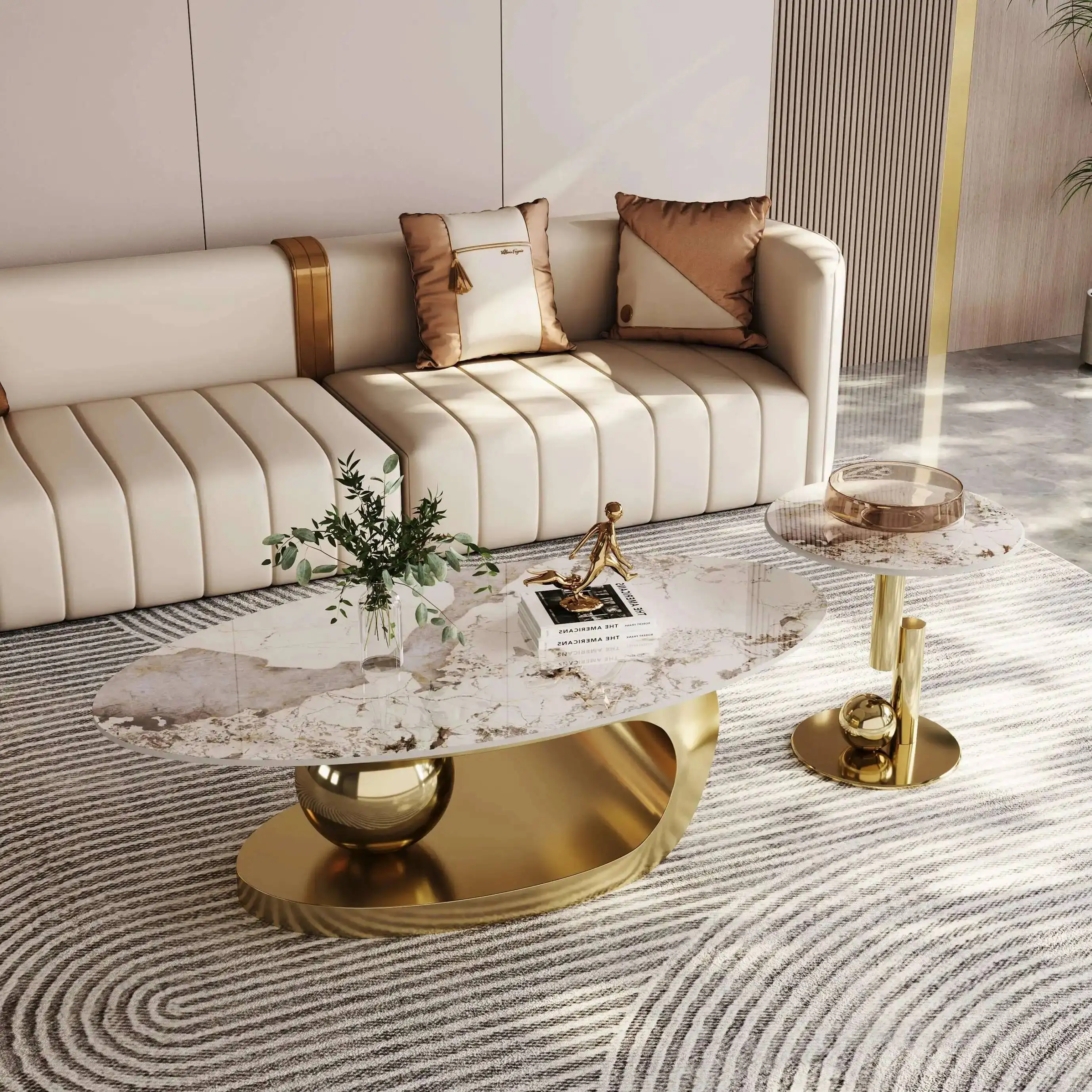 

Tables Japanese Simple Living Room Modern Coffee Design Decor Oval Coffee Tables Minimalist Nail Mesa Centro Terrace Furniture