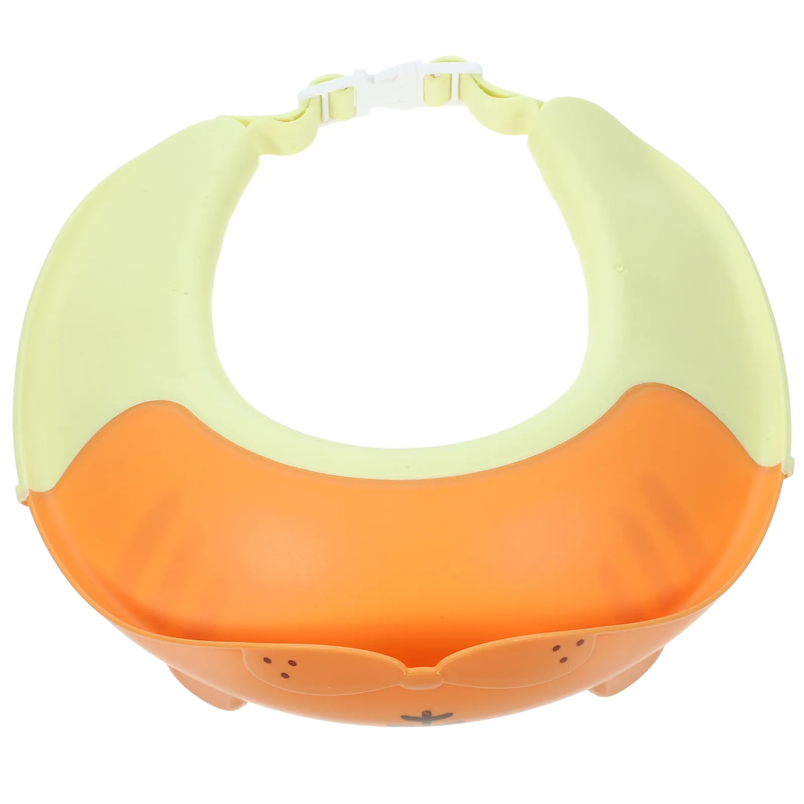 

Baby Bathing Hat Cartoon Design Adjustable Baby Shower Cap Hair Washing Shield Prevent Water Bubbles Protect Eyes Toddler