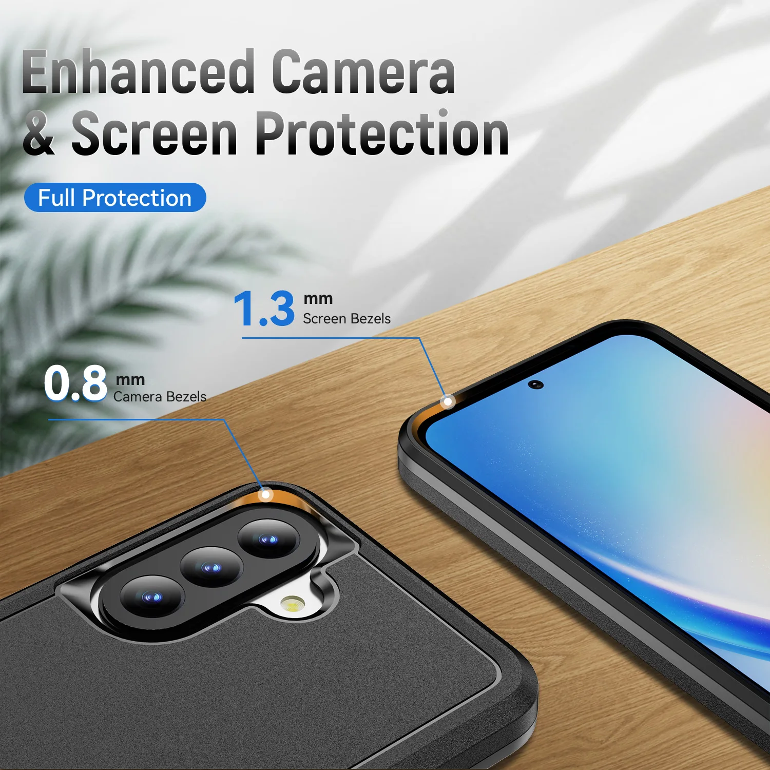 Picture 3: for Galaxy A27 Phone Case,Shockproof Case Dual Layer Design Hard Cover for Samsung Galaxy A37 A57 5G,With Screen Protector