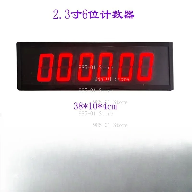 Remote Control 6-Digit Display Countdown Timer Stopwatch Counter for Competition Training Speech Timing