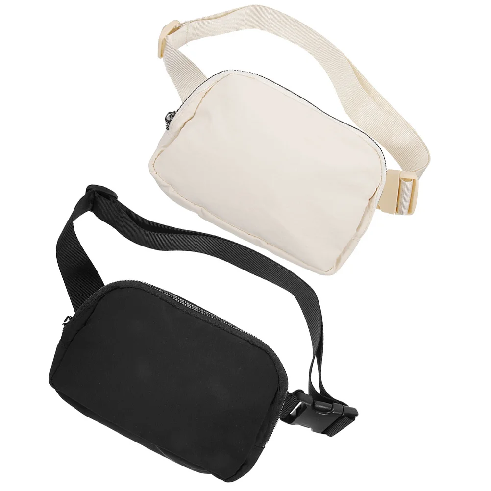 

2Pcs Small Waist Pouch Lightweight Belt Bag for Men Women Portable Crossbody Bag for Running Travel Hiking Daily Use