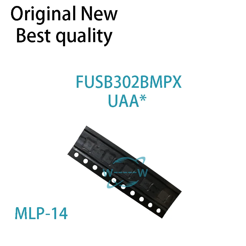 Chip IC eletrônico, FUSB302BMPX, FUSB302B, FUSB302, UAAx, MLP-14, QFN, 5-10 Pcs, Novo