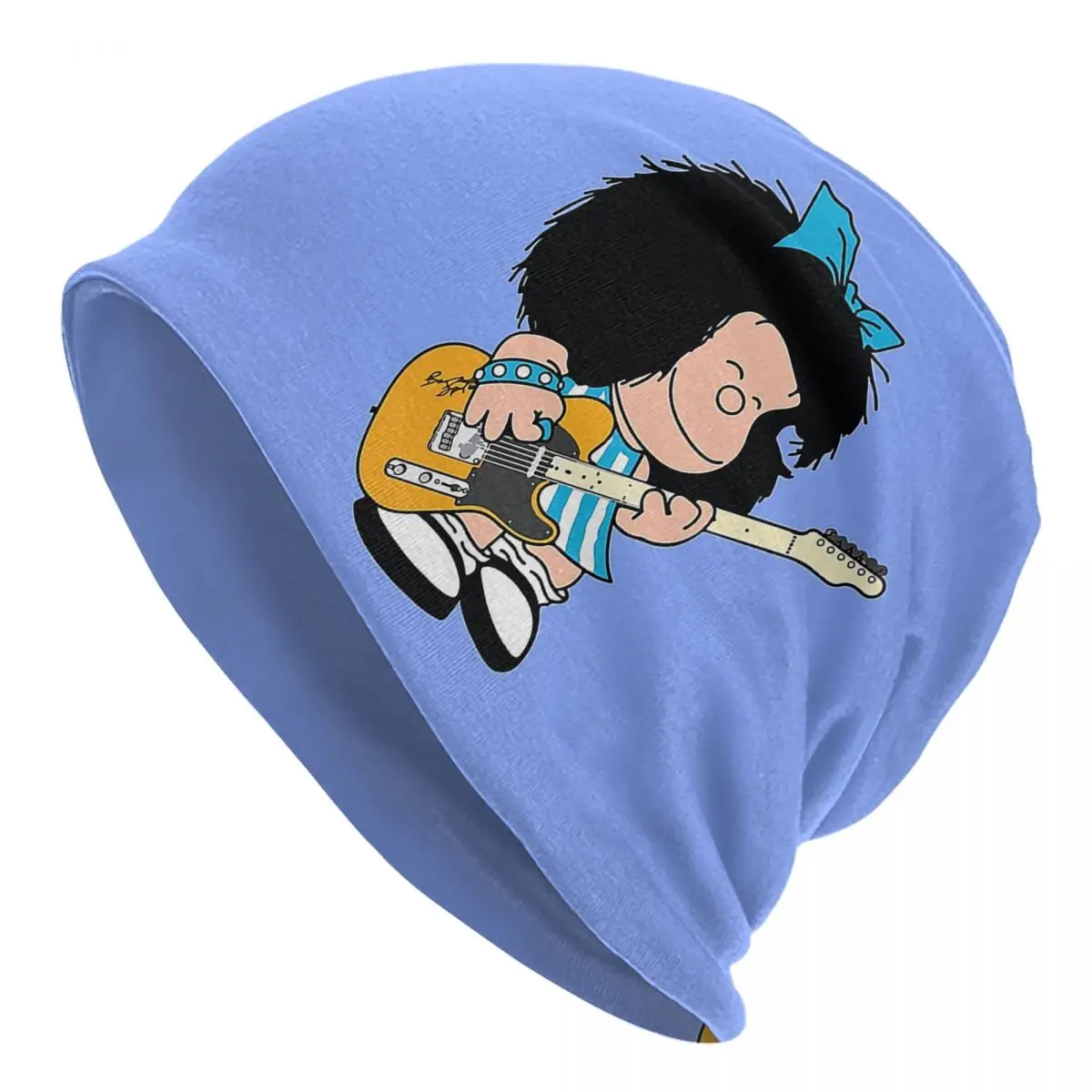 

Mafalda аниме клетчатые шапки унисекс для взрослых, вязаная шапка с капюшоном, теплая модная осенне-зимняя уличная шапка Skullies