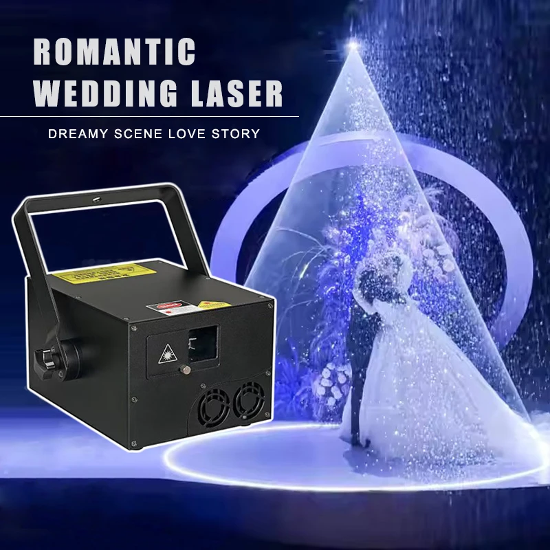 Romantic Wedding Laser Light Dreamy Scene Love Story 2W/3W/5W Wedding Stage Laser Light Disco DJ Bar Performance
