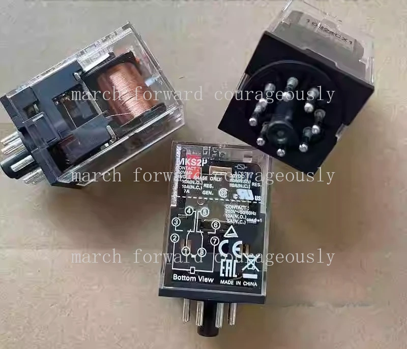 Original for Omron Intermediate Relay MKS2P MKS3P DC 6V/12V/DC 24V/AC 110V/AC 220V