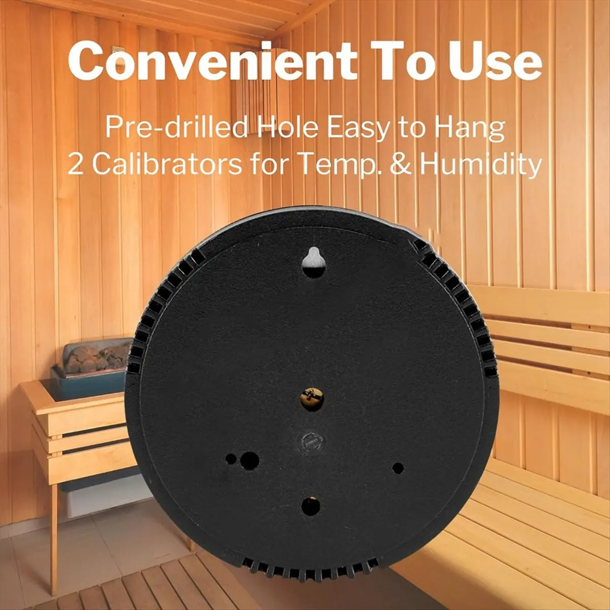 High-quality measuring tools Sauna Thermometer & Hygrometer Indoor Temperature Humidity Monitor in Stock