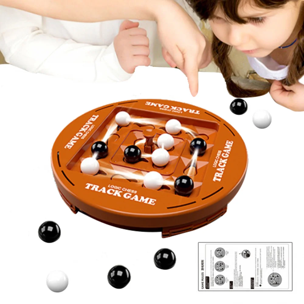 Quattro di fila gioco da tavolo Orbito Track Logic Chess Board Toys gioco di strategia per bambini e adulti Family Gathering Game Board