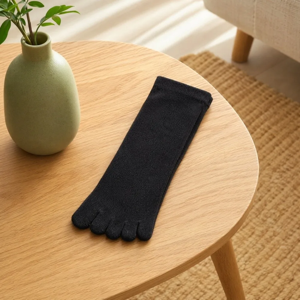 Split Toe Socks Hosiery Men's Five Finger Socks Anti-slip Breathable Five Toe Socks Odor Resistant Cotton Sports Socks Male Boy