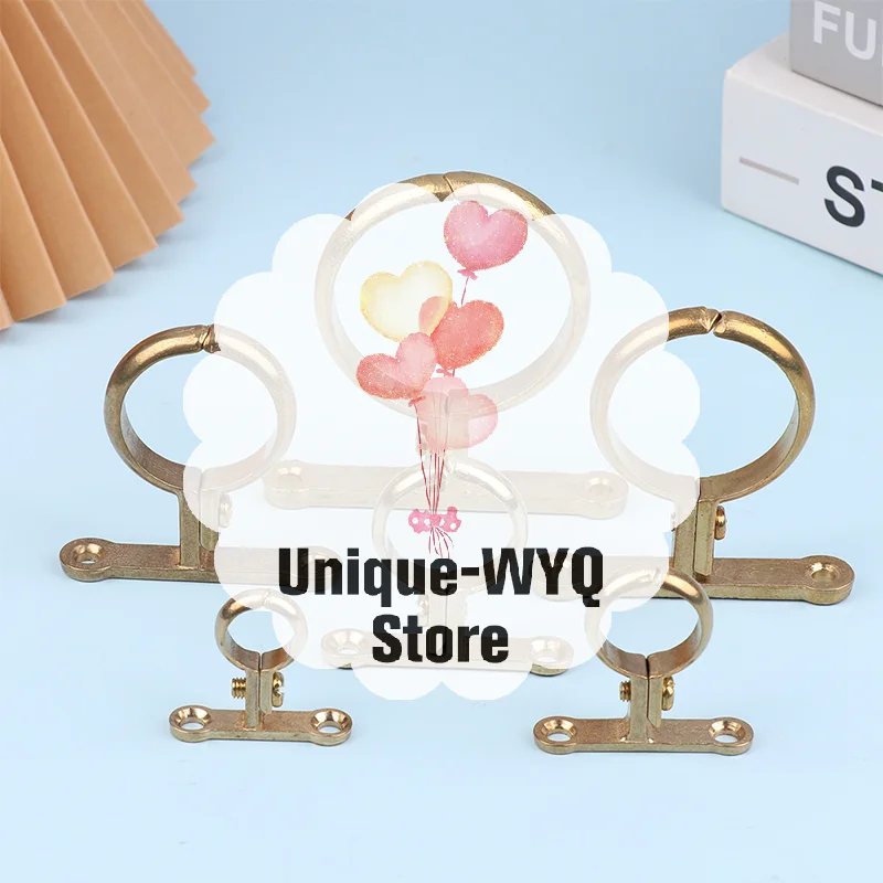 1PCS Fit 15 22 28 35 42 54MM OD Brass Pipe Clip Wall Mounted Pipe Support Bracket Clip Support Fixed Plumbing Water With Base