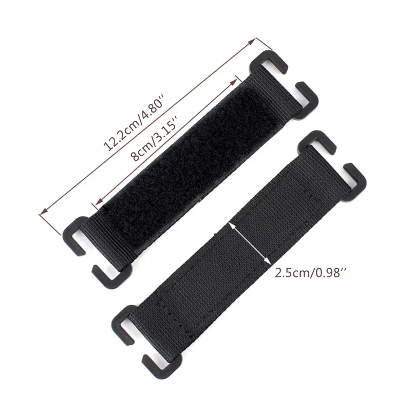 1PC Hook Loop Panel Patches Board Hunting Vest Backpack Convenient ID Patch Badge Pad Converter Strips MOLLE System Attachment