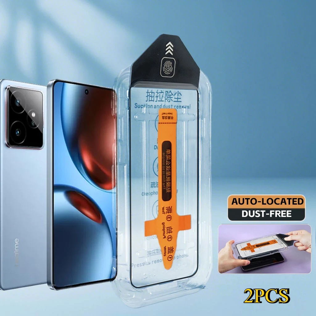 

2 шт. закаленное стекло для Realme GT 7 5, защитная пленка для экрана Realme C75 C75X, защитная пленка для стекла