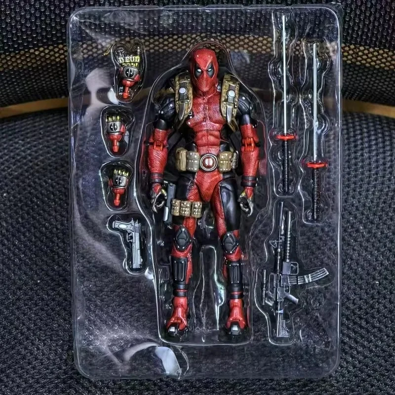 

Movie version of NECA Deadpool peripheral X-Men Marvel mobile model figurine desktop decoration ornament for boys' birthday gift