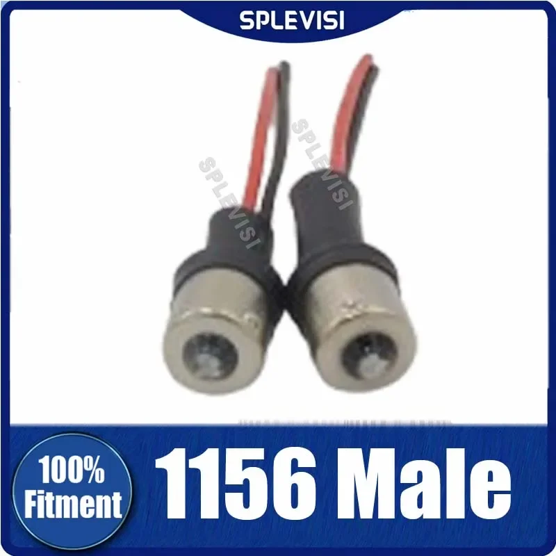 

2Pcs 1156 BA15s 7527 7506LL Pigtail Wire Male Socket Harness Base Connector Plug For Turn Signal Stop Brake Light Bulbs