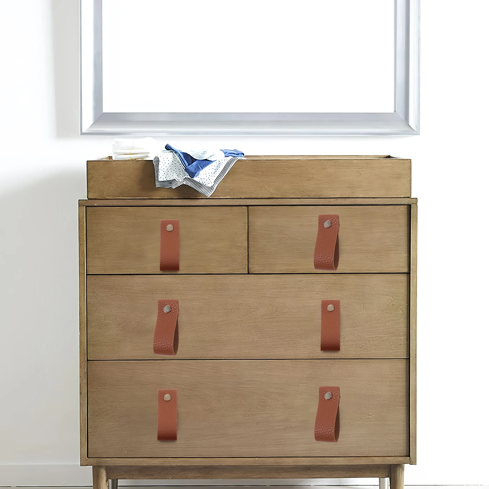 

4Pcs Pulls Soft Flexible Anti Static Handles for Drawer Cabinet Kitchen Dresser Elegant Furniture Knobs