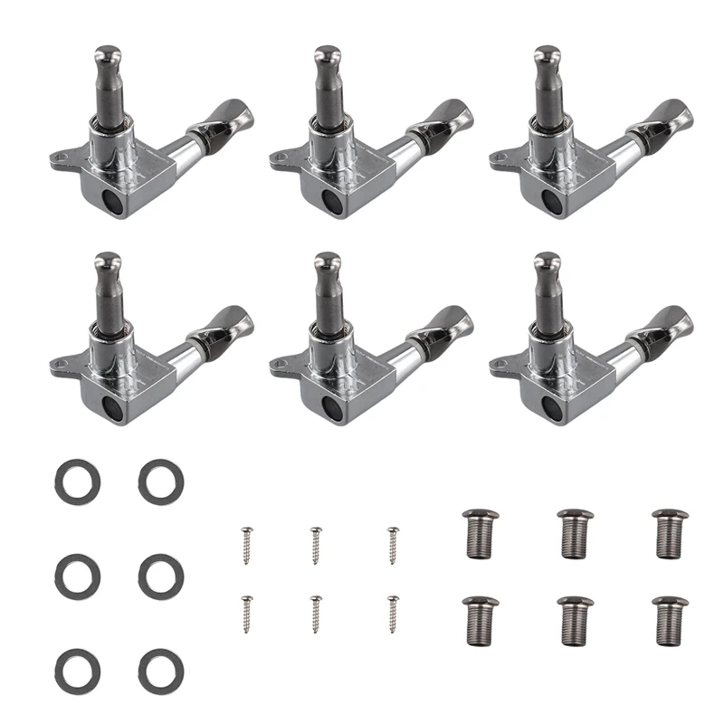 펜더 교체용 실용적인 6개 6R 기타 튜닝 페그 튜너 머신 헤드